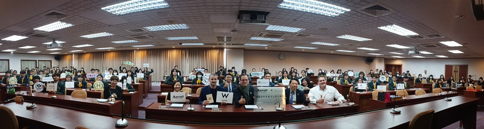 高餐大與萬豪國際集團產學合作順暢，為同學提早布局