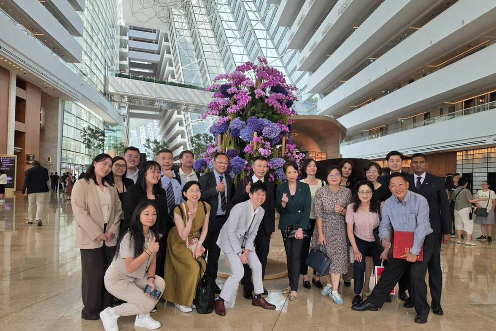 金沙酒店Juliette Lim副總與本校合影