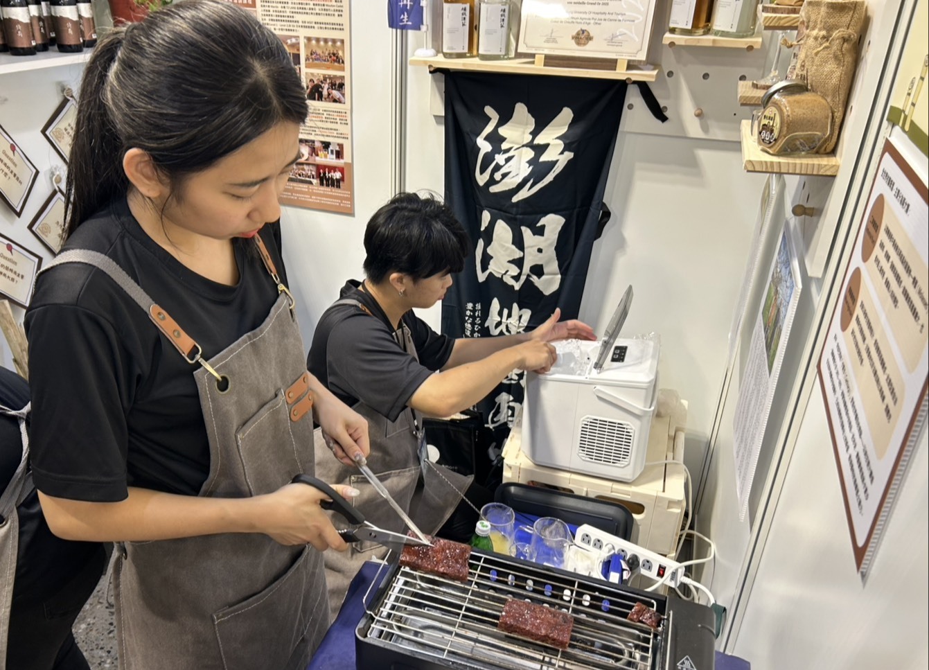 蘭姆酒蜜汁肉乾現場發送試吃，反應熱烈一掃而空圖片