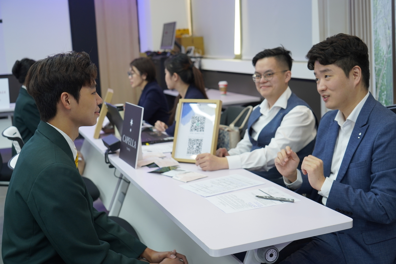 經過面試各家旅館業者對高餐大學生素質讚不絕口圖片