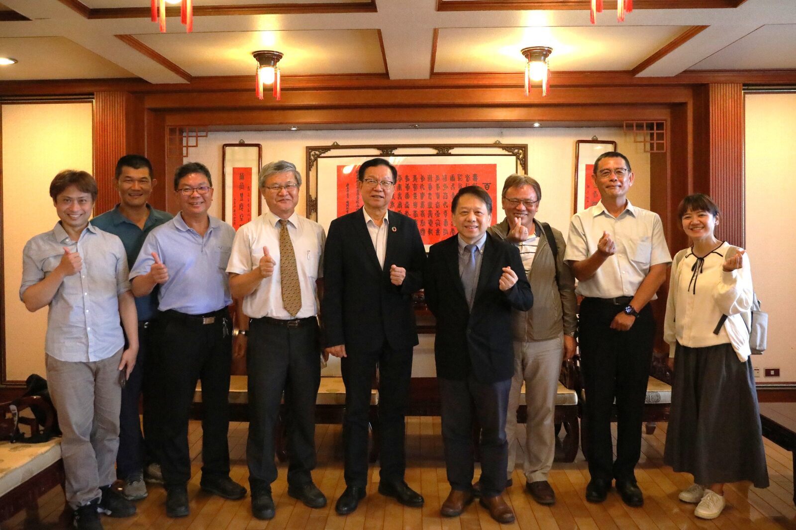 陳敦基校長歡迎台糖經營團隊