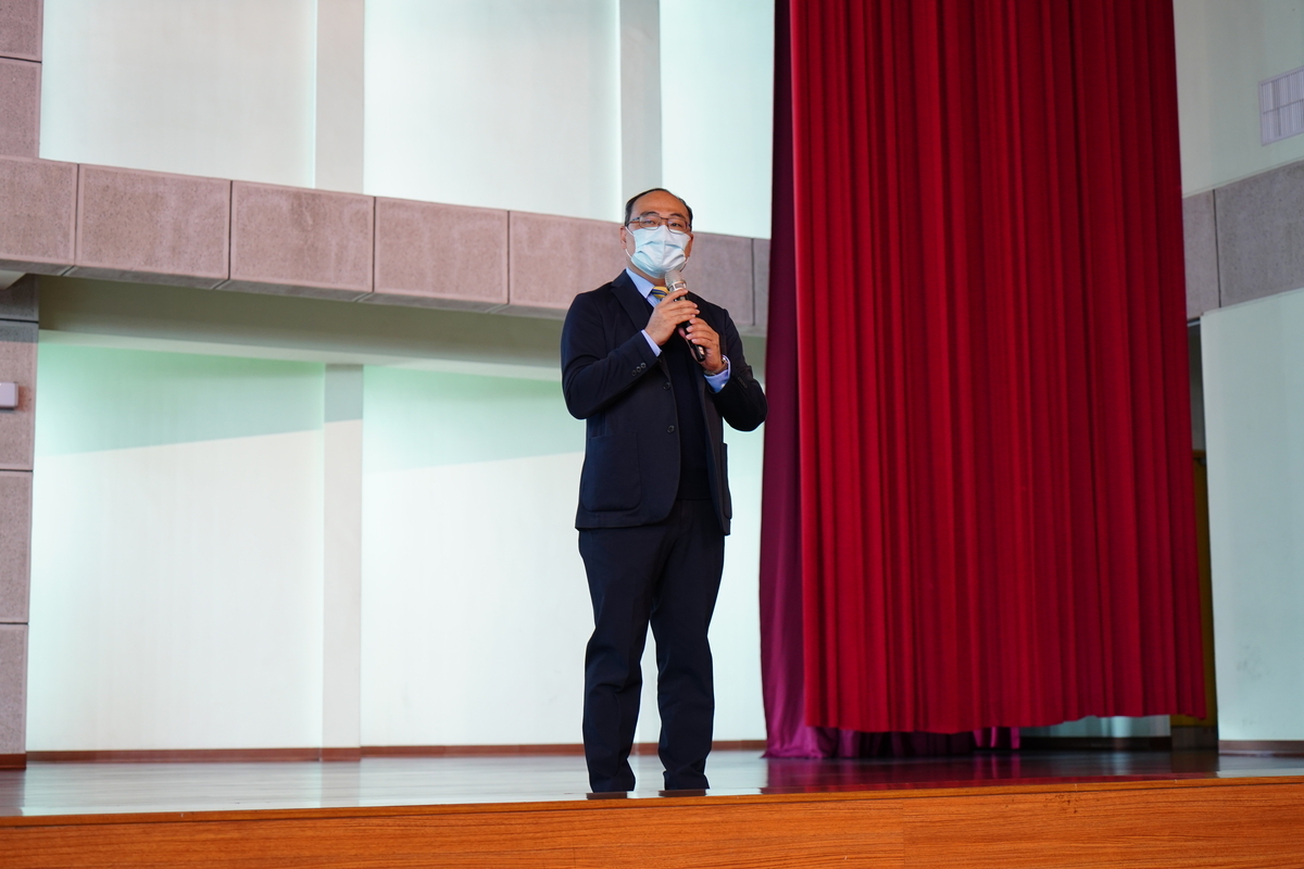 高餐大李一民副校長開幕致詞圖片